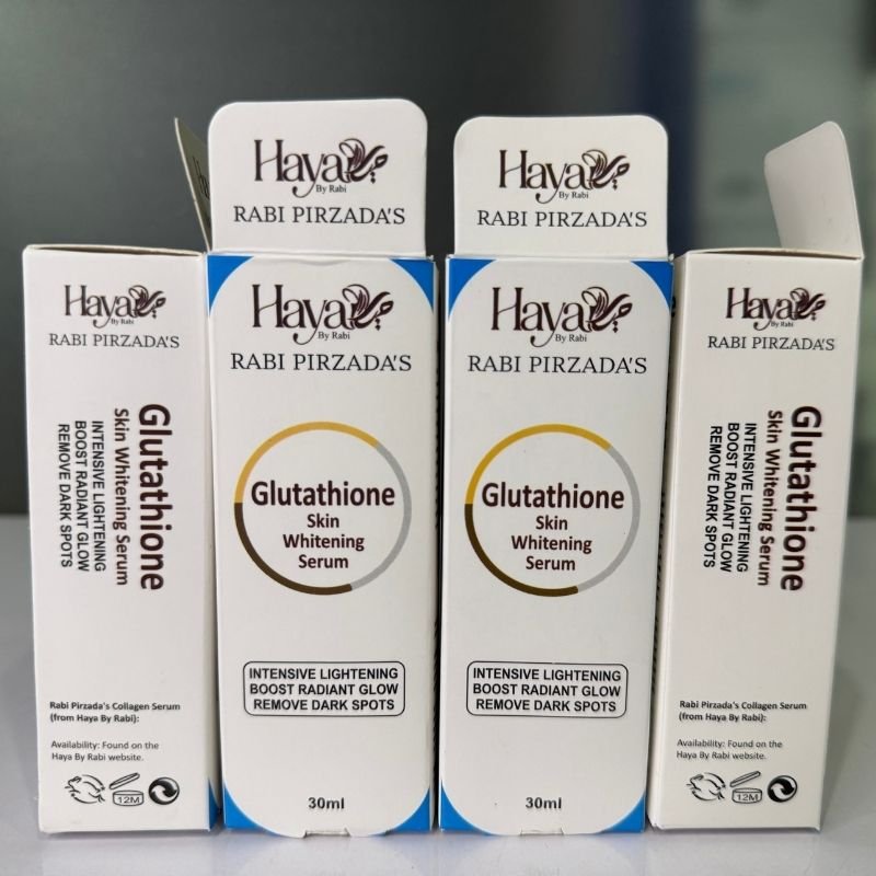 Haya Glutathione Skin Whitening Serum 30ml | Brightening, Anti-Aging & Dark Spot Remover - Image 4