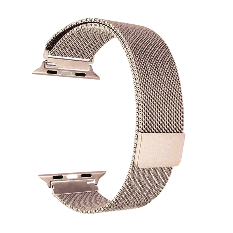 Pale Rose | Apple Watch Milanese Magnetic Loop Strap | Stainless Steel Band | 42mm / 44mm / 45mm - Image 2