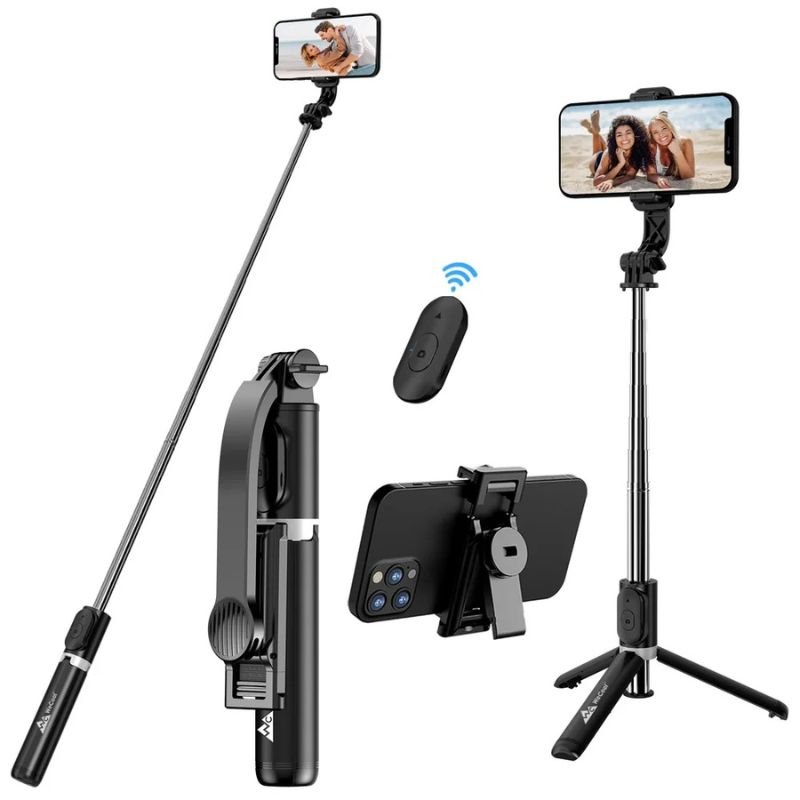 NeePho P170S Selfie Stick Tripod | Extendable , Bluetooth Remote, Universal Smartphone Mount | Durable Metal Build & Lightweight Design - Image 13
