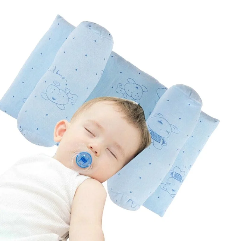 Soft Breathable Baby Pillow | Newborn Head Shaping Cushion for Flat Head Prevention - Image 5