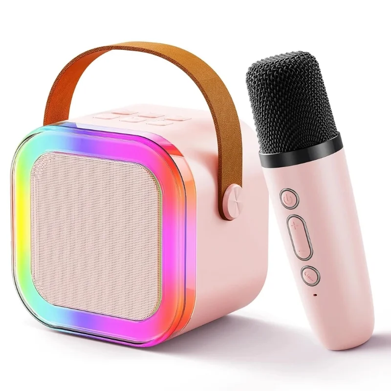 Karaoke Portable Wireless Bluetooth Speaker with Microphone Sound System for Singing and Parties (Random Color) - Image 7