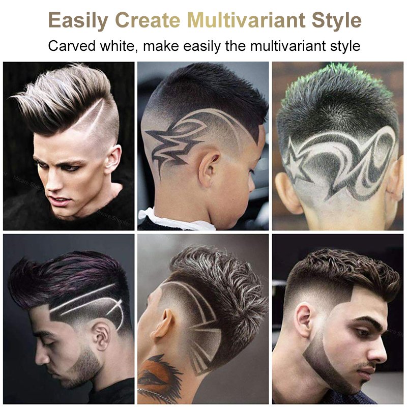 Professional T9 Hair & Beard Trimmer | Cordless USB Rechargeable | Plastic Body | Dragon Design - Image 3