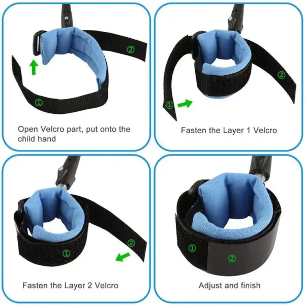 Anti-Lost Wrist Link for Kids | Child Safety Harness Strap for Travel, Parks & Crowded Areas - Image 6