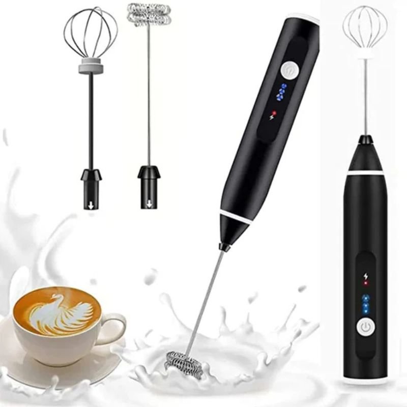 Rechargeable Electric Coffee Frother & Egg Beater | High-Speed Handheld Mixer with USB Charging - Image 4
