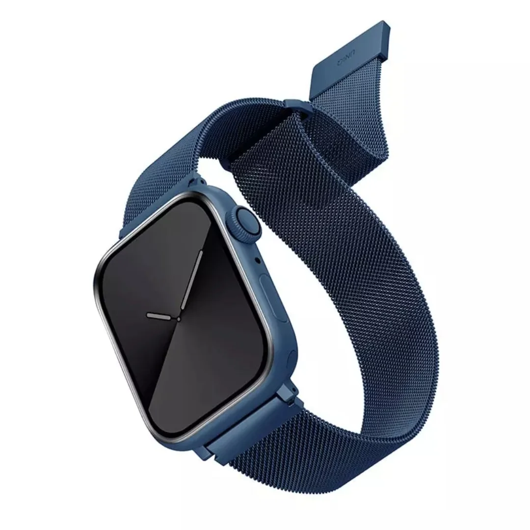 Blue | Apple Watch Milanese Magnetic Loop Strap | Stainless Steel Band | 42mm / 44mm / 45mm - Image 4