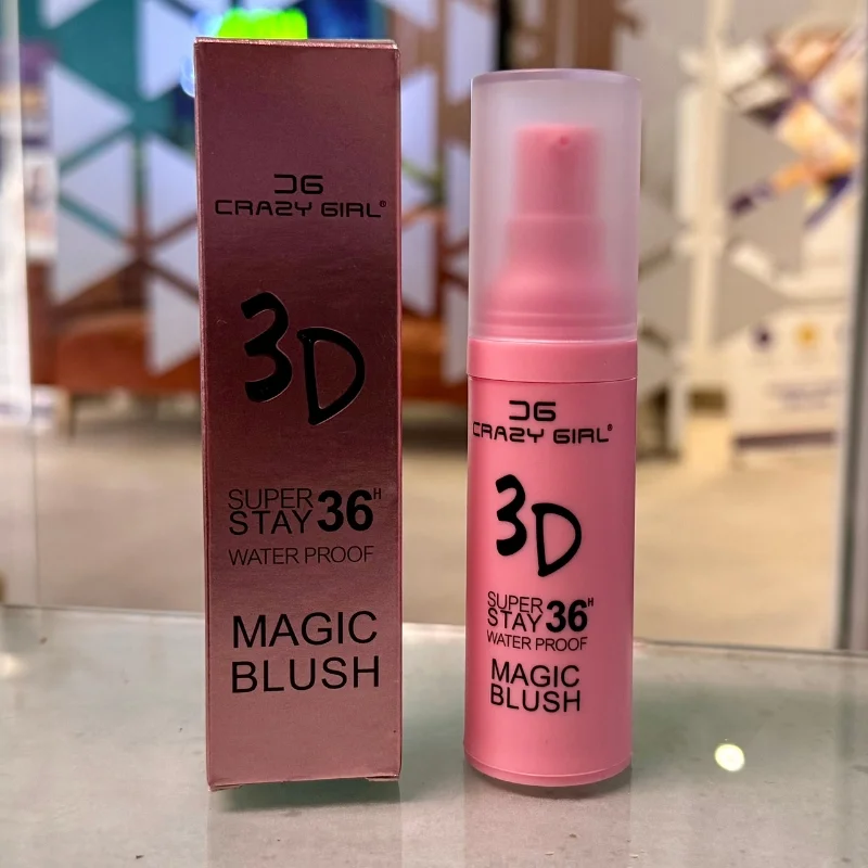 Crazy Girl 36H Magic Waterproof Blush | Long-Lasting 3D Glow Makeup for Girls & Women - Image 3