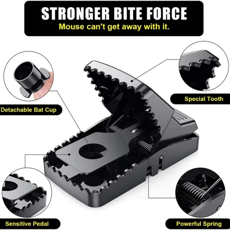 Heavy Duty Plastic Mouse Trap | Reusable Mouse Catcher | Best Quality Rodent Trap - Image 6