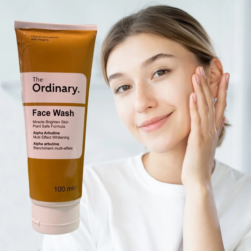 Ordinary Face Wash with Alpha Arbutin | Hydrating Cleanser for All Skin Types (100ml) - Image 2