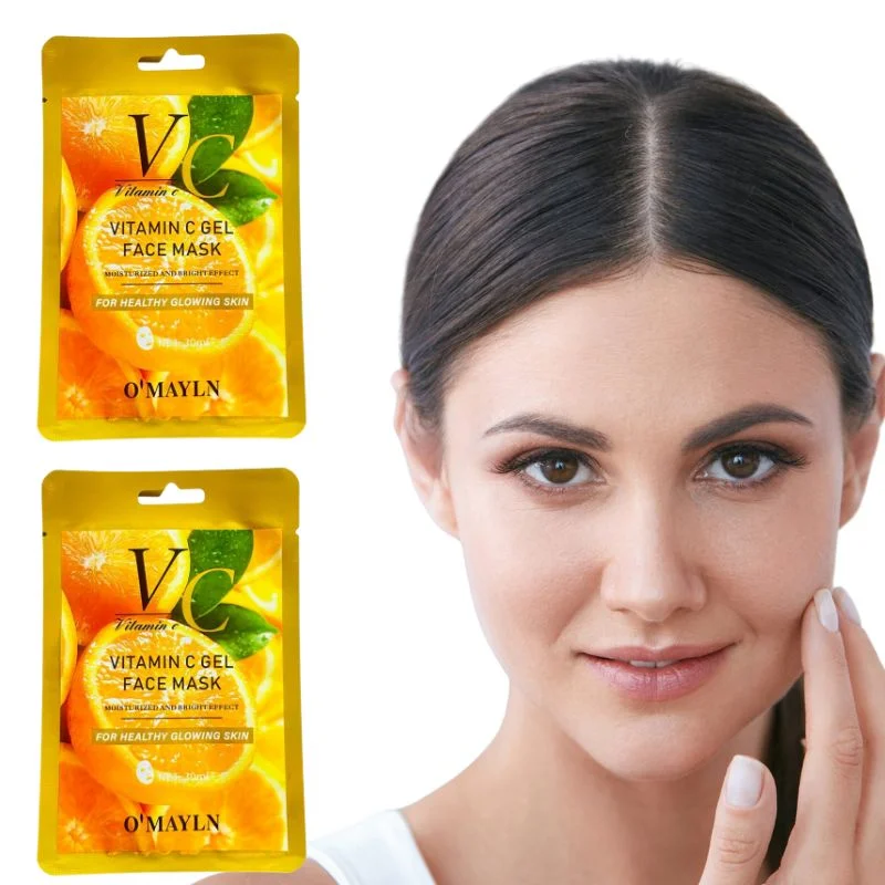 Pack of 2 | O’Mayln Vitamin C Gel Face Mask 30ml | Brightening & Hydrating Facial - Image 2