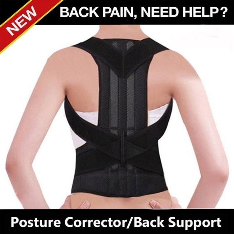 Back Pain Relief Posture Corrector Belt | Adjustable Support for Spine, Shoulder & Lumbar Alignment | Large - Image 7