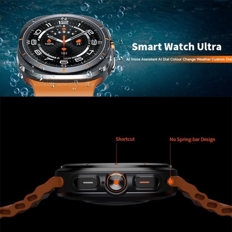 TF7 Ultra Smart Watch | Metal Body, AMOLED Display, Bluetooth Calling, Fitness & Health Tracker - Image 5