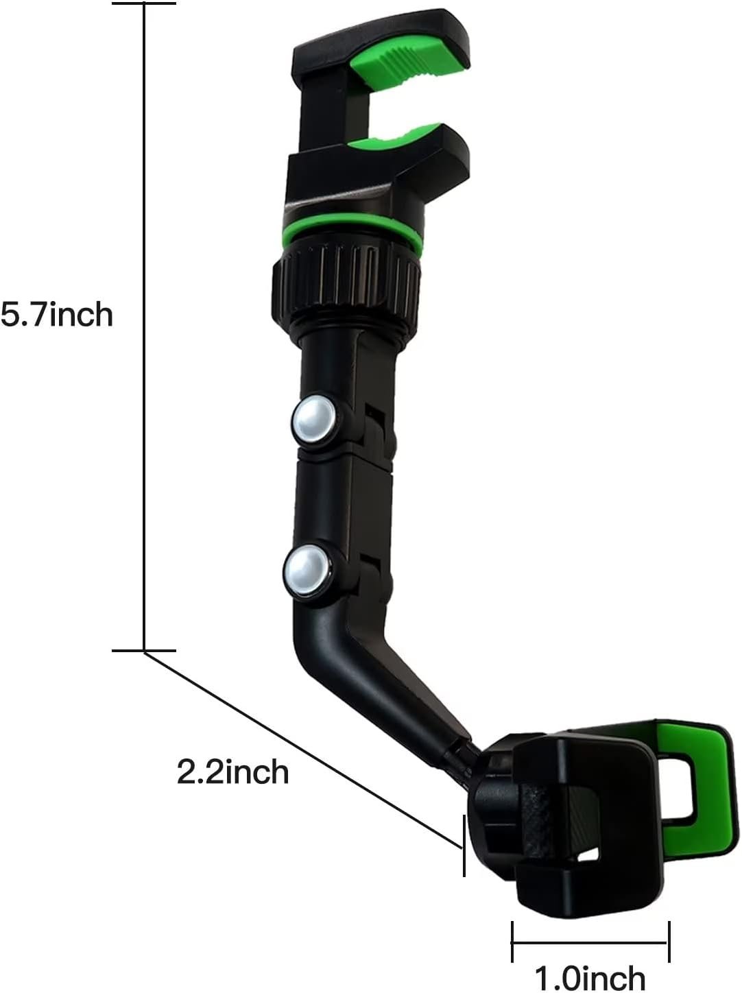 Universal Car Rearview Mirror Phone Holder | Hands-Free Adjustable Mount for Smartphones & GPS - Image 8