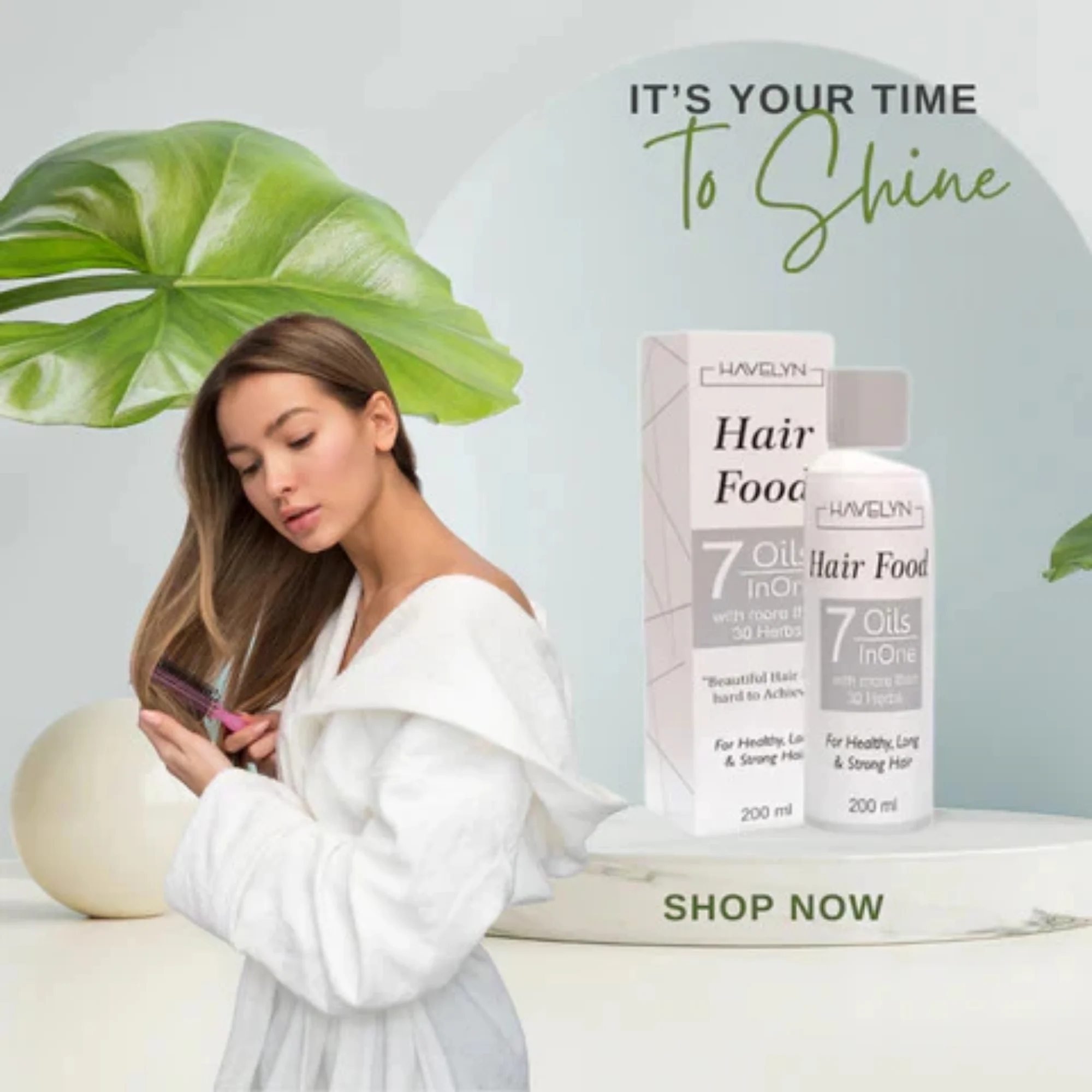 Havelyn Hair Food Oil 200ml | 7 Oils & 30+ Herbal Extracts for Strong & Healthy Hair - Image 5