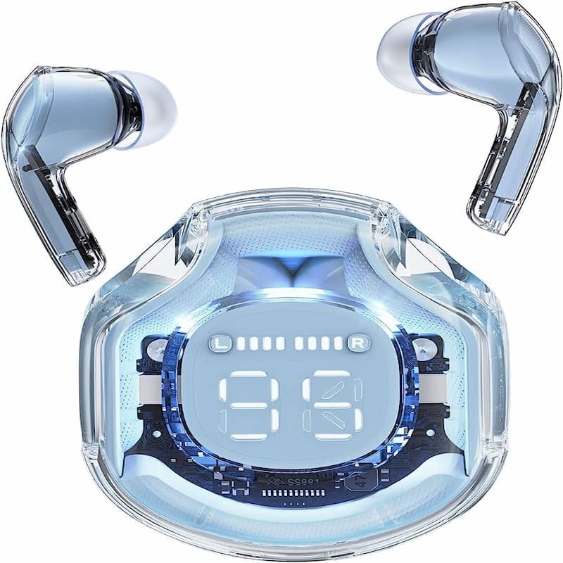 Air 39 Transparent Bluetooth Earbuds – Super Bass, ENC Noise Reduction & HD Calling | Bluetooth 5.3 - Image 4