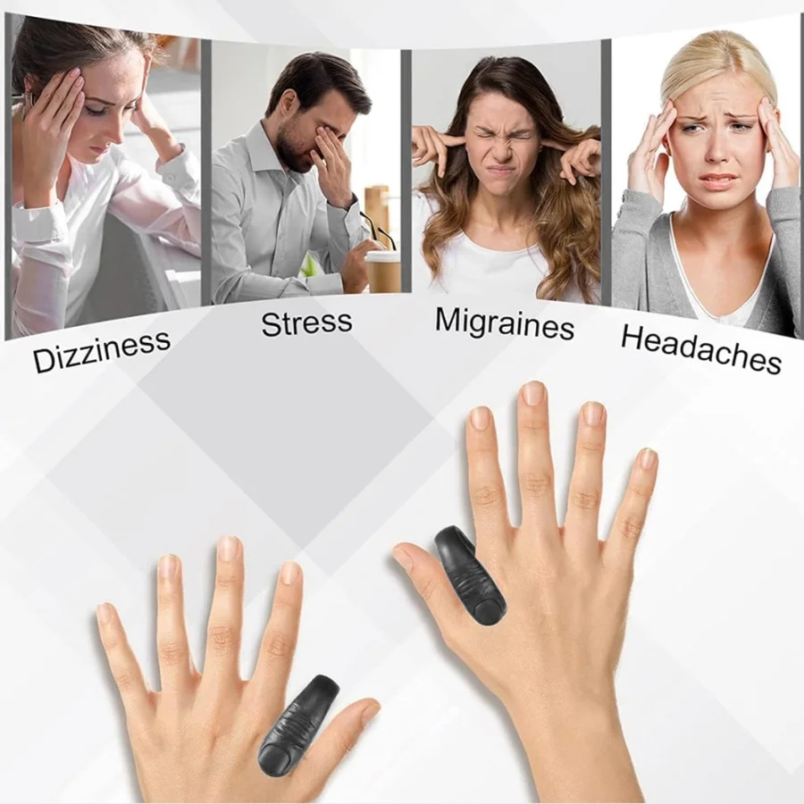 Sugar Control LI4 Acupressure Hand Clip | Stress & Migraine Relief | Random Color - Image 4