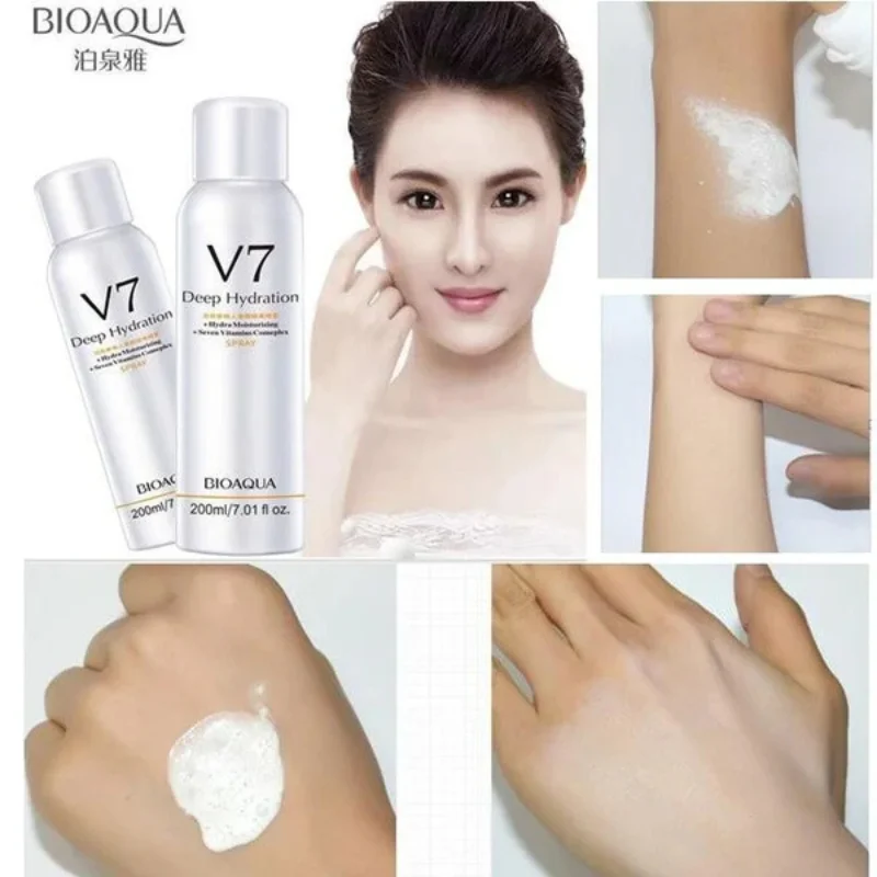 BIOAQUA V7 Vitamin Deep Hydration Brightening Spray with 7-Vitamin Complex for Radiant Skin Short - Image 2