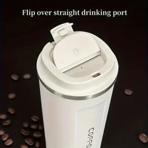 Smart Temperature Coffee Mug | 17oz Insulated Stainless Steel Travel Mug with Leakproof Lid