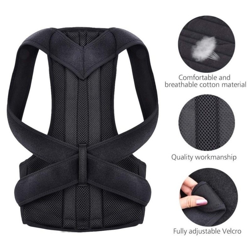 Back Pain Relief Posture Corrector Belt | Adjustable Support for Spine, Shoulder & Lumbar Alignment | Large - Image 5