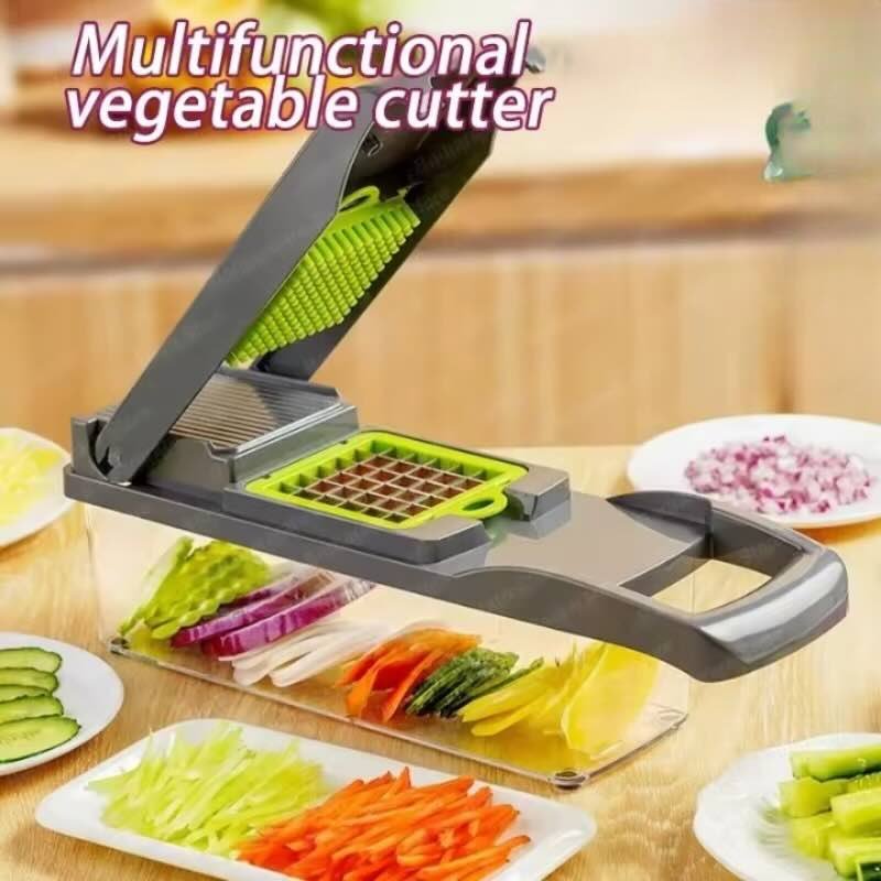 16-in-1 Mandoline Slicer & Vegetable Chopper | Multifunctional Food Cutter & Grater - Image 4