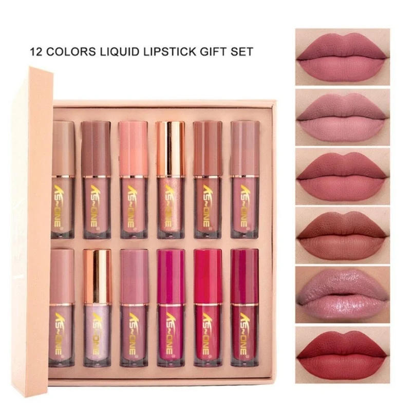 12 Pcs Mocallure Matte Liquid Lipstick Set | High-Pigment, Waterproof & Long-Lasting - Image 5