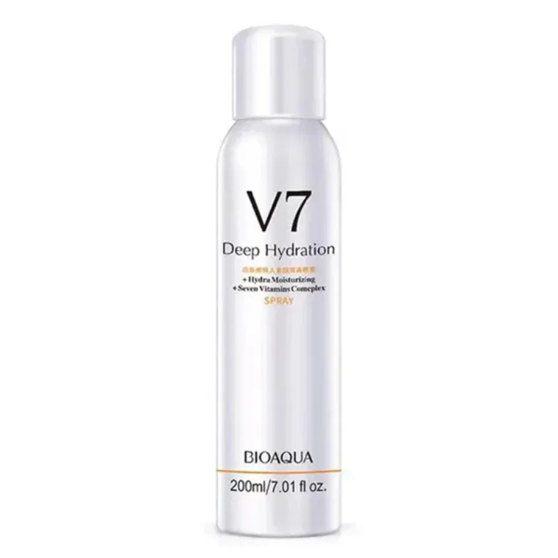 BIOAQUA V7 Vitamin Deep Hydration Brightening Spray with 7-Vitamin Complex for Radiant Skin Short
