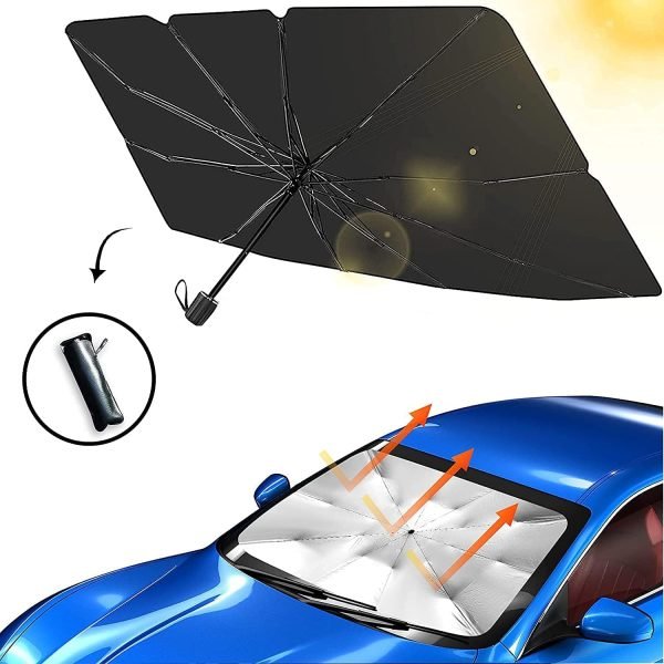 Foldable Car Windshield Umbrella Sunshade | UV Protection & Heat Blocker for All Vehicles - Image 9
