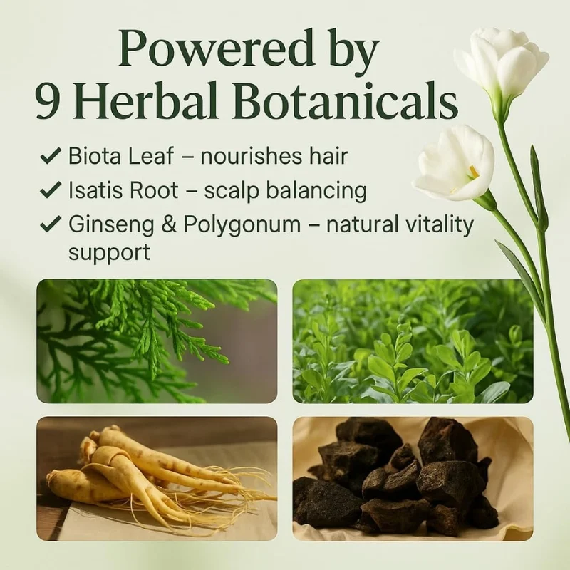 Nature Triangle Shampoo Bar | Plant-Based Herbal Hair Growth Soap | Calming, Strengthening & Eco-Friendly - Image 4