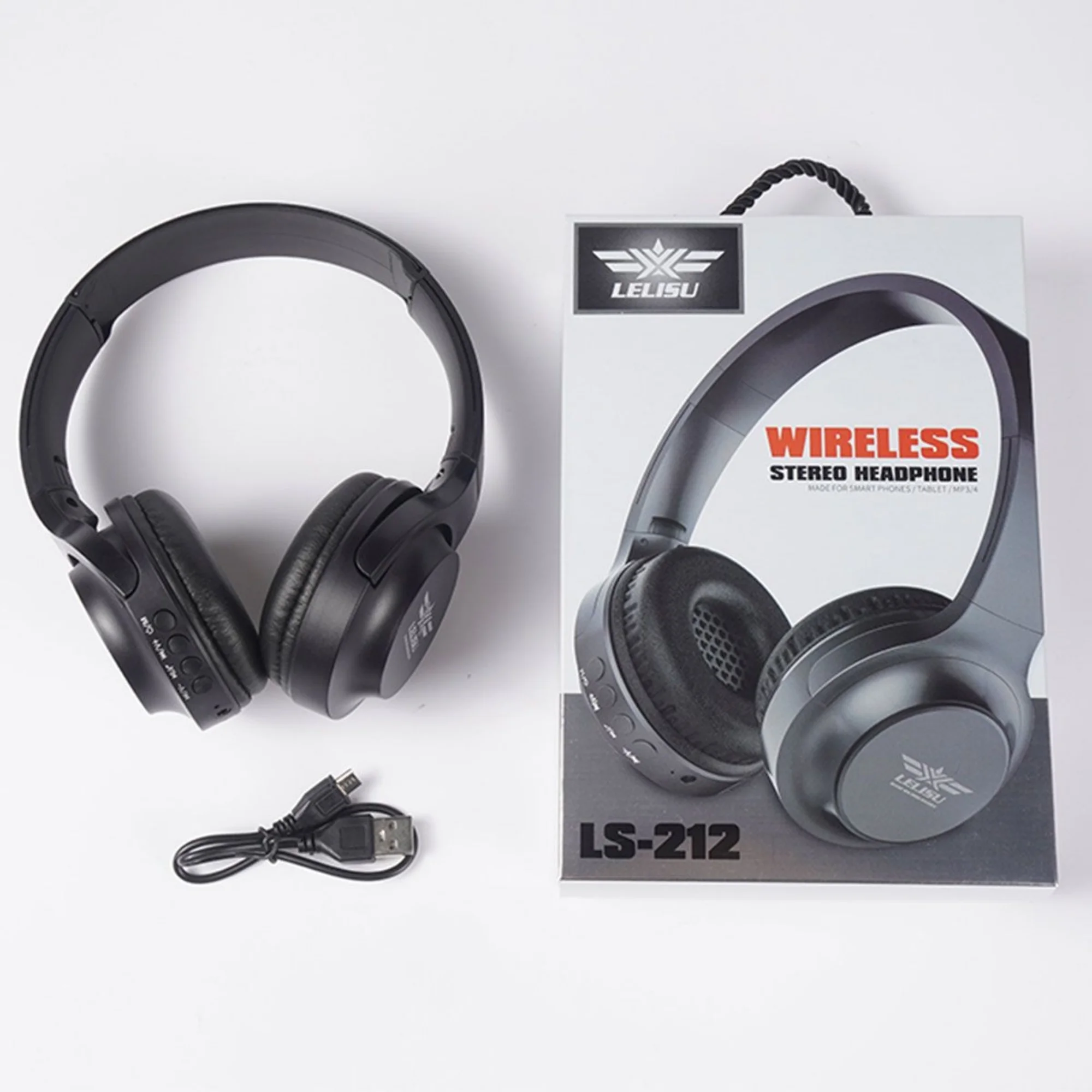 Lelisu LS-212 Wireless Stereo Headphones | Bluetooth Headset for Smartphones, Tablets & MP3/MP4 - Image 5