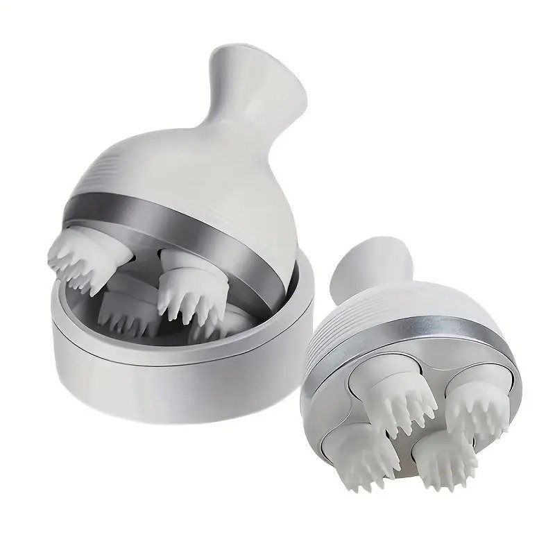 Electric Scalp Massager with 4 Clusters | Rechargeable & Full-Body Relaxation - Image 2