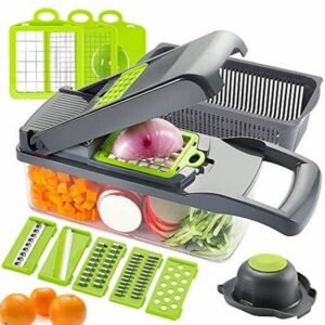 16-in-1 Mandoline Slicer & Vegetable Chopper | Multifunctional Food Cutter & Grater