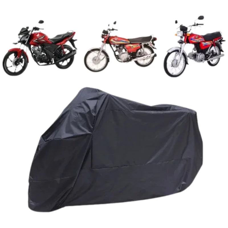 Bike Cover Dust & Water Proof | Universal 70 & 125CC Scratch & Rust Protection Cover | Random Color - Image 3
