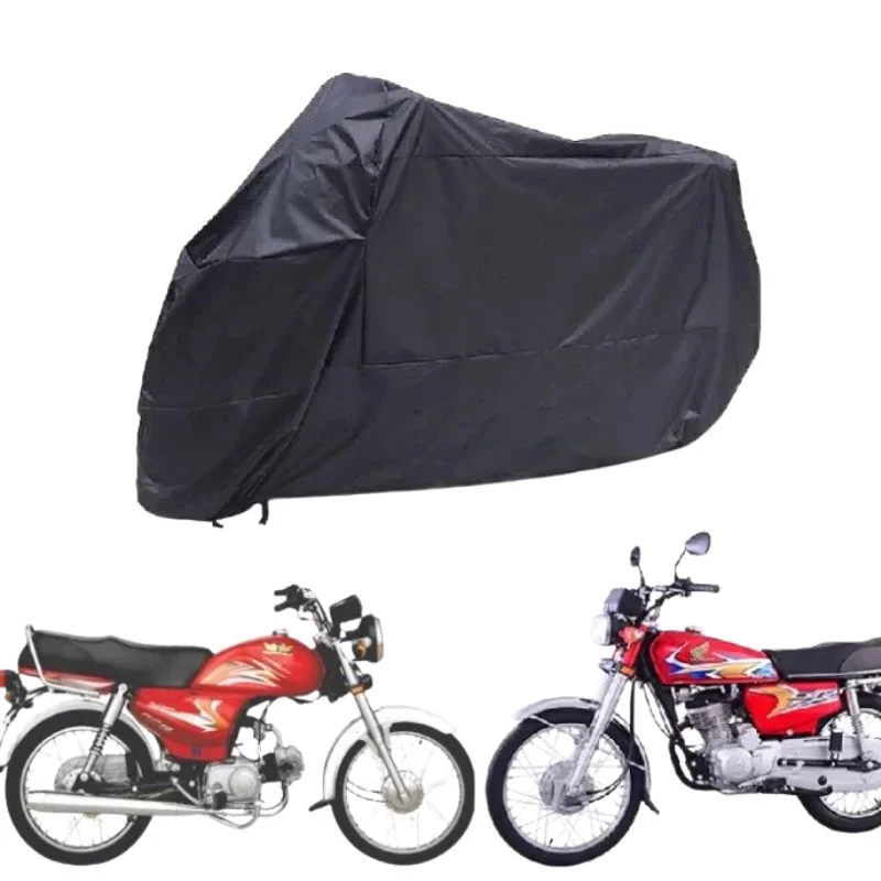 Bike Cover Dust & Water Proof | Universal 70 & 125CC Scratch & Rust Protection Cover | Random Color