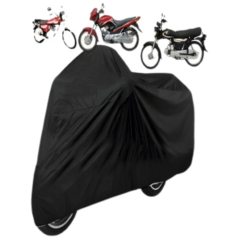 Bike Cover Dust & Water Proof | Universal 70 & 125CC Scratch & Rust Protection Cover | Random Color - Image 2