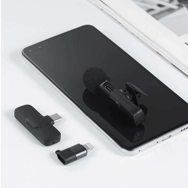 K9 Wireless Lavalier Microphone | Plug & Play Type-C & iOS Mic with Noise Reduction - Image 4