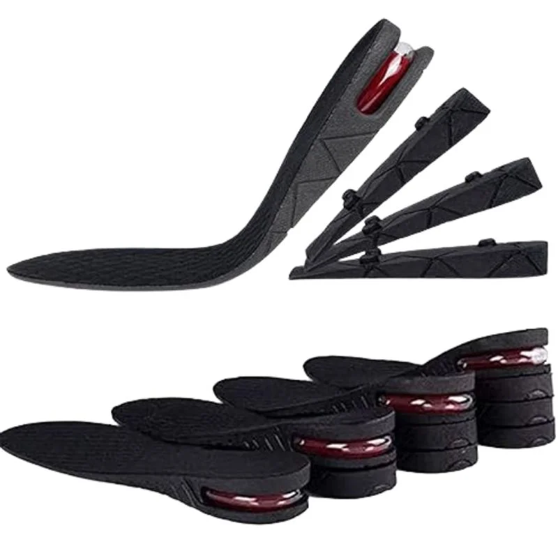 4 Layer Height Increase Insoles – Adjustable 3 cm to 9 cm | Soft, Comfortable & Shock-Absorbing | Elevator Shoe Inserts for Men & Women