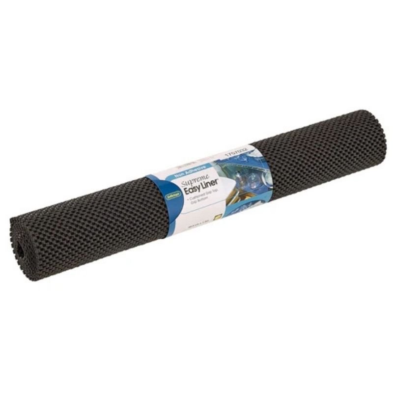 Anti-Slip Fridge & Shelf Mat | Waterproof Washable Liner for Kitchen Drawers Cabinets | Black - Image 5