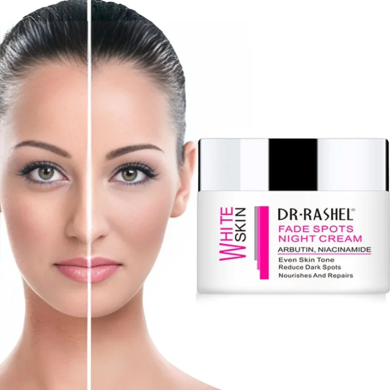Dr. Rashel White Skin Fade Spots NIGHT Cream | Brightening & Hydrating Night Formula with Arbutin & Niacinamide | Imported