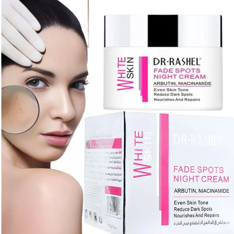 Dr. Rashel White Skin Fade Spots NIGHT Cream | Brightening & Hydrating Night Formula with Arbutin & Niacinamide | Imported - Image 2