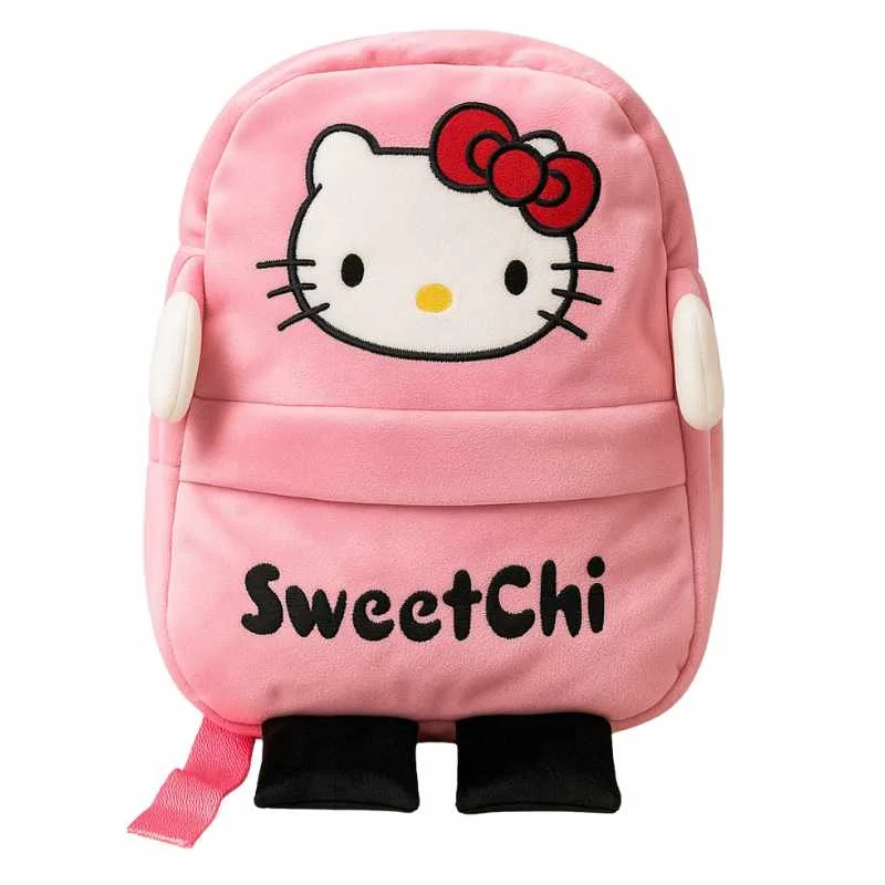 Cute Plush Sweetchi Character Backpack | Stuffed School Bag & Gift for Kids - Image 2