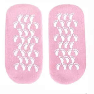 Reusable Silicone Spa Gel Socks for Dry Feet & Cracked Heels | Intensive Moisturizing Overnight Foot Care