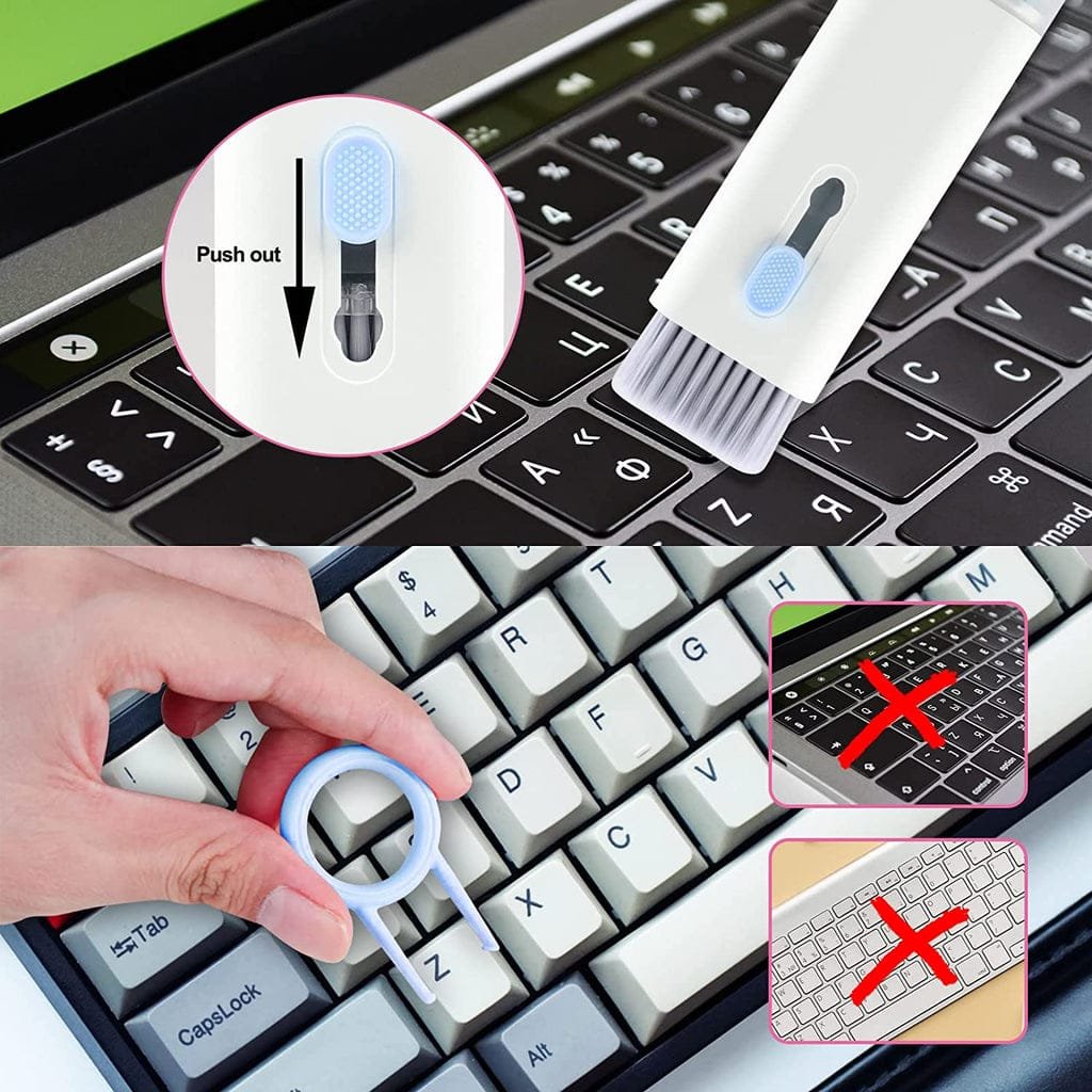 Keyboard & Electronics Cleaning Set 7-in-1 | Multi-Functional Device Cleaning Kit