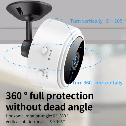 A9 1080P HD Magnetic WiFi Mini Camera | Wireless Security Camera with Night Vision & HDSF App Support - Image 7