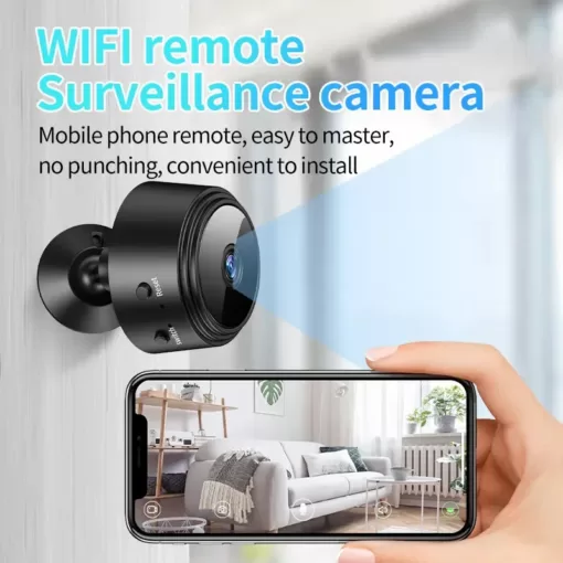 A9 1080P HD Magnetic WiFi Mini Camera | Wireless Security Camera with Night Vision & HDSF App Support - Image 4