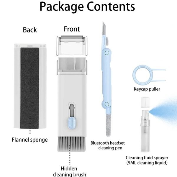 Keyboard & Electronics Cleaning Set 7-in-1 | Multi-Functional Device Cleaning Kit - Image 3
