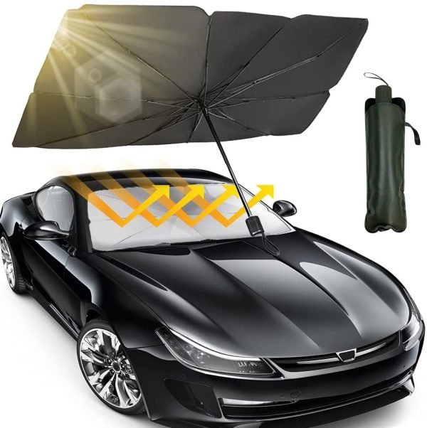 Foldable Car Windshield Umbrella Sunshade | UV Protection & Heat Blocker for All Vehicles - Image 3