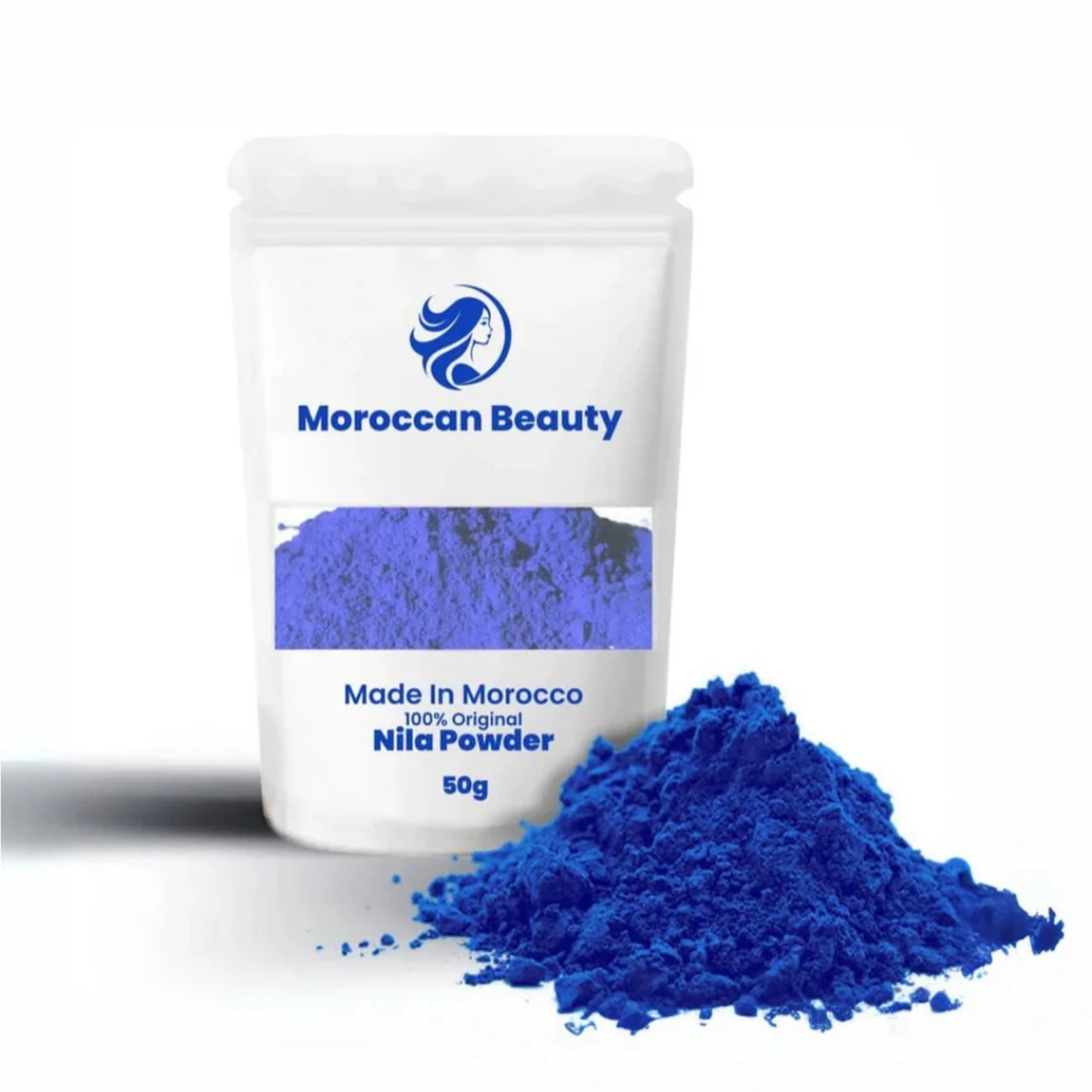 Moroccan Beauty Blue Nila Powder 50g | Skin Whitening, Anti-Inflammatory & Hydrating - Image 5