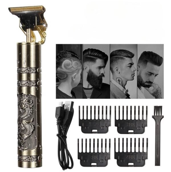 Professional T9 Trimmer | Metal Body | Hair & Beard Trimmer | Precision Grooming Tool - Image 3